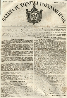 Gazeta Wielkiego Xięstwa Poznańskiego 1853.09.30 Nr228