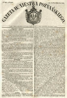 Gazeta Wielkiego Xięstwa Poznańskiego 1853.10.14 Nr240