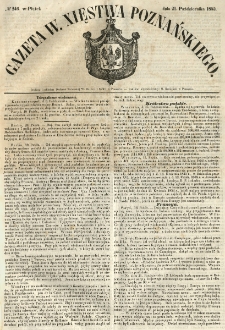 Gazeta Wielkiego Xięstwa Poznańskiego 1853.10.21 Nr246