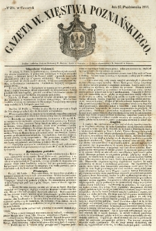 Gazeta Wielkiego Xięstwa Poznańskiego 1853.10.27 Nr251