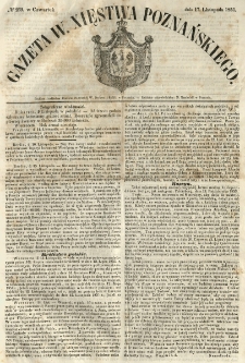 Gazeta Wielkiego Xięstwa Poznańskiego 1853.11.17 Nr269