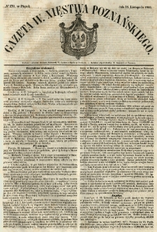 Gazeta Wielkiego Xięstwa Poznańskiego 1853.11.18 Nr270