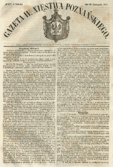 Gazeta Wielkiego Xięstwa Poznańskiego 1853.11.26 Nr277
