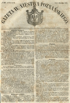 Gazeta Wielkiego Xięstwa Poznańskiego 1853.12.01 Nr281