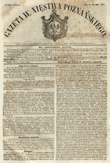 Gazeta Wielkiego Xięstwa Poznańskiego 1853.12.23 Nr300