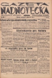 Gazeta Nadnotecka (Orędownik Kresowy): pismo codzienne 1938.10.27 R.18 Nr248