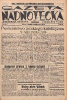 Gazeta Nadnotecka (Orędownik Kresowy): pismo codzienne 1938.10.30 R.18 Nr250