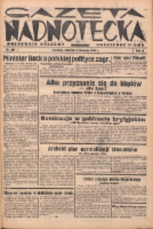 Gazeta Nadnotecka (Orędownik Kresowy): pismo codzienne 1938.11.03 R.18 Nr252