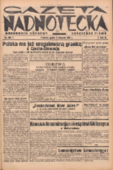 Gazeta Nadnotecka (Orędownik Kresowy): pismo codzienne 1938.11.04 R.18 Nr253