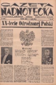 Gazeta Nadnotecka (Orędownik Kresowy): pismo codzienne 1938.11.11 R.18 Nr259