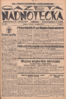 Gazeta Nadnotecka (Orędownik Kresowy): pismo codzienne 1938.11.13 R.18 Nr260