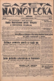 Gazeta Nadnotecka (Orędownik Kresowy): pismo codzienne 1938.11.22 R.18 Nr267