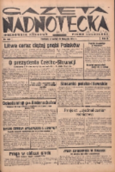 Gazeta Nadnotecka (Orędownik Kresowy): pismo codzienne 1938.11.24 R.18 Nr269