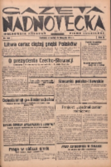 Gazeta Nadnotecka (Orędownik Kresowy): pismo codzienne 1938.11.24 R.18 Nr269