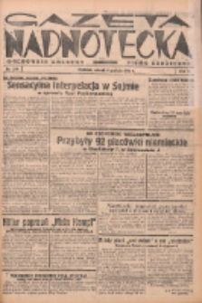 Gazeta Nadnotecka (Orędownik Kresowy): pismo codzienne 1938.12.06 R.18 Nr279
