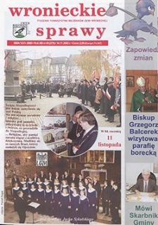 Wronieckie Sprawy 2002.11.14 R.13 Nr45(275)