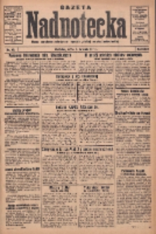 Gazeta Nadnotecka: pismo narodowe poświęcone sprawie polskiej na ziemi nadnoteckiej 1931.04.08 R.11 Nr80