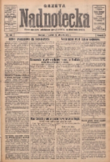 Gazeta Nadnotecka: pismo narodowe poświęcone sprawie polskiej na ziemi nadnoteckiej 1931.08.20 R.11 Nr190