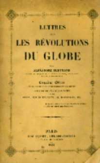 Lettres sur les révolutions du globe
