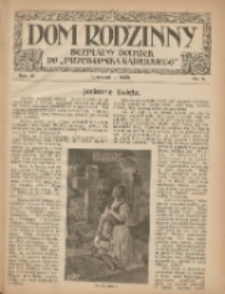 Dom Rodzinny : bezpłatny dodatek do "Przewodnika Katolickiego" 1922 listopad R.9 Nr9