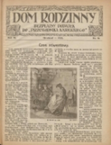 Dom Rodzinny : bezpłatny dodatek do "Przewodnika Katolickiego" 1922 grudzień R.9 Nr10