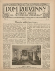 Dom Rodzinny : bezpłatny dodatek do "Przewodnika Katolickiego" 1923 marzec R.10 Nr3