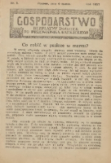 Gospodarstwo : bezpłatny dodatek do Przewodnika Katolickiego 1927.03.06 Nr5