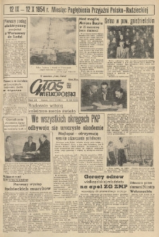Głos Wielkopolski. 1954.09.12-13 R.10 nr218 Wyd.AB