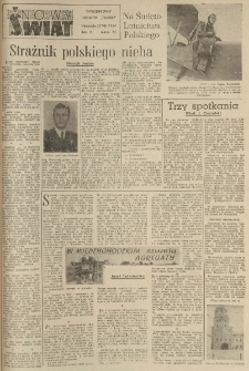 Nowy Świat. Tygodniowy dodatek Głosu Wielkopolskiego. 1954.08.22 R.5 nr31