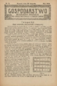 Gospodarstwo : bezpłatny dodatek do Przewodnika Katolickiego 1928.01.29 Nr3