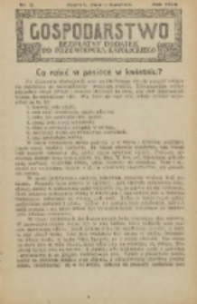 Gospodarstwo : bezpłatny dodatek do Przewodnika Katolickiego 1928.04.08 Nr8