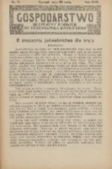 Gospodarstwo : bezpłatny dodatek do Przewodnika Katolickiego 1928.05.20 Nr11