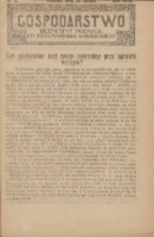 Gospodarstwo : bezpłatny dodatek do Przewodnika Katolickiego 1929.02.24 Nr3