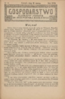 Gospodarstwo : bezpłatny dodatek do Przewodnika Katolickiego 1929.03.10 Nr4