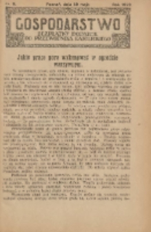 Gospodarstwo : bezpłatny dodatek do Przewodnika Katolickiego 1929.05.19 Nr9