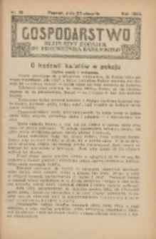 Gospodarstwo : bezpłatny dodatek do Przewodnika Katolickiego 1929.08.25 Nr16