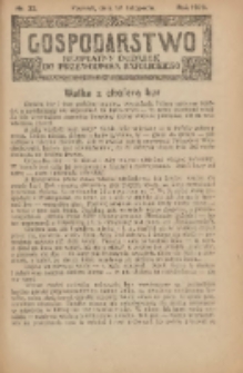 Gospodarstwo : bezpłatny dodatek do Przewodnika Katolickiego 1929.11.17 Nr22
