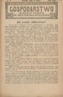 Gospodarstwo : bezpłatny dodatek do Przewodnika Katolickiego 1930.02.09 Nr3