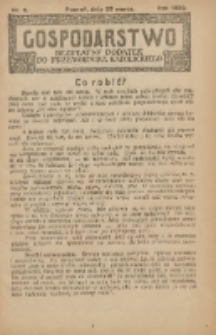 Gospodarstwo : bezpłatny dodatek do Przewodnika Katolickiego 1930.03.23 Nr6