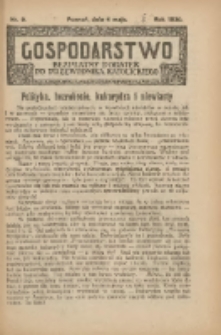Gospodarstwo : bezpłatny dodatek do Przewodnika Katolickiego 1930.05.04 Nr9