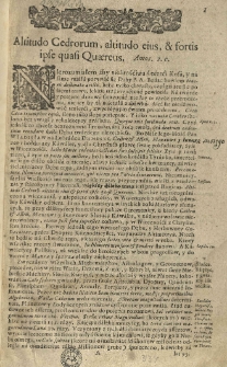 [Castris et astris Marsowi y Jezusowi hołdujący [...] Władysław z Lubrania Dąmbski [...] Kazaniem pogrzebowym [...] ogłoszony przez [...]