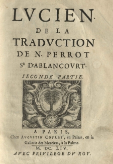 Lucien de la traduction de N. Perrot Sr d'Ablancourt [...]. P. 2