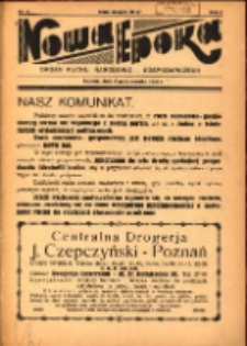 Nowa Epoka: organ ruchu narodowo-gospodarczego 1935.10.06 R.1 Nr2