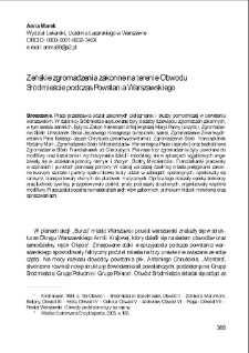 Żeńskie zgromadzenia zakonne na terenie Obwodu Śr&oacute;dmieście podczas Powstania Warszawskiego