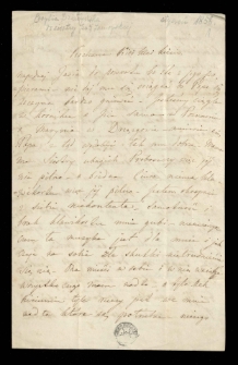 Listy Cecylii Działyńskiej do Jadwigi Zamoyskiej 1858-1897