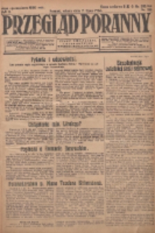 Przegląd Poranny: pismo niezależne i bezpartyjne 1923.07.07 R.3 Nr184