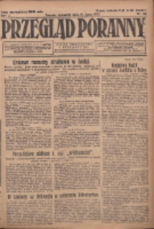Przegląd Poranny: pismo niezależne i bezpartyjne 1923.07.19 R.3 Nr196