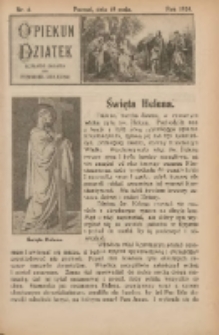 Opiekun Dziatek : bezpłatny dodatek do Przewodnika Katolickiego 1924.05.18 Nr4