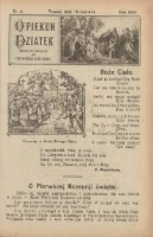 Opiekun Dziatek : bezpłatny dodatek do Przewodnika Katolickiego 1924.06.15 Nr6