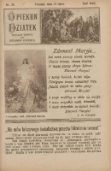 Opiekun Dziatek : bezpłatny dodatek do Przewodnika Katolickiego 1925.07.19 Nr25